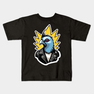 The Ratscals: Punk Rock Pigeon Kids T-Shirt